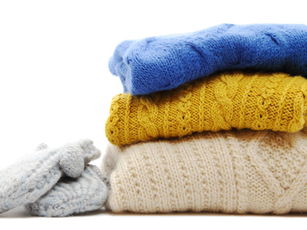 Cách giặt áo len bằng máy không bị giãn